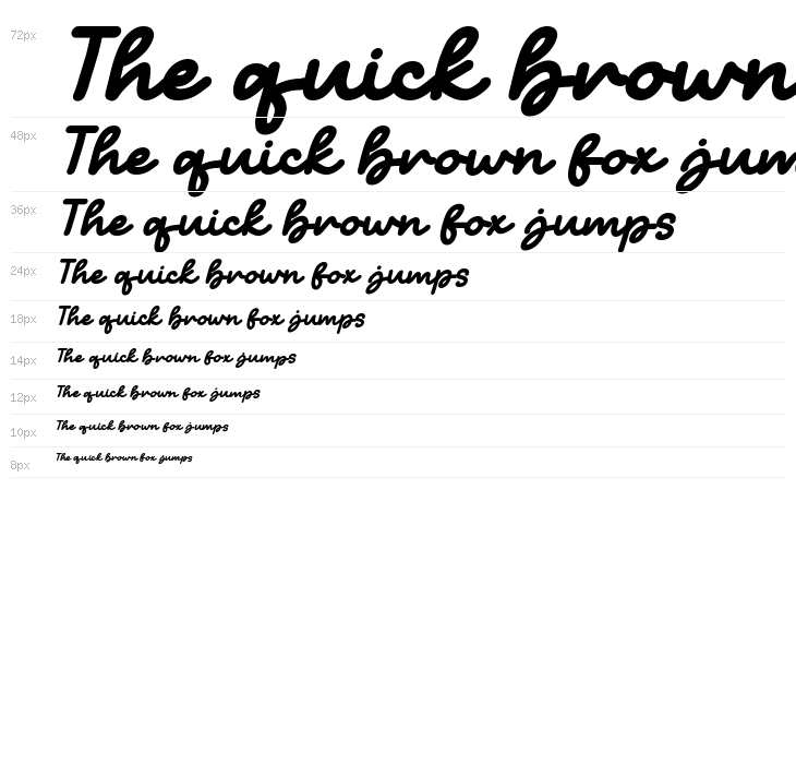 Homeland Italic Regular Waterfall