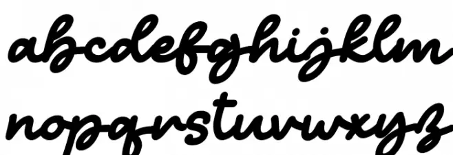 Homeland Italic Regular फ़ॉन्ट लोअरकेस