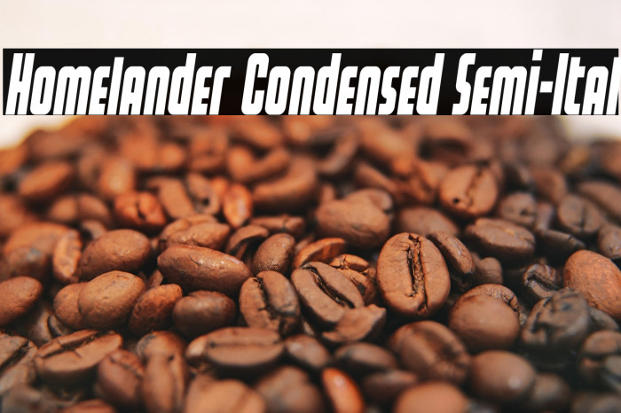 Homelander Condensed Semi-Ital Example 3