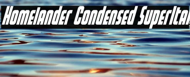 Homelander Condensed SuperItal Example 1