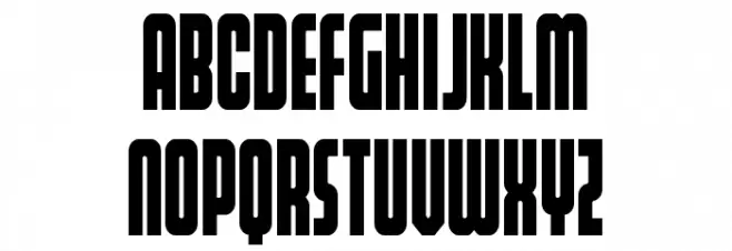 Homelander Condensed Schriftart Groß