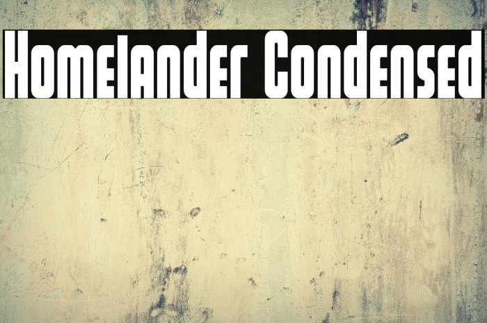 Homelander Condensed Example 1
