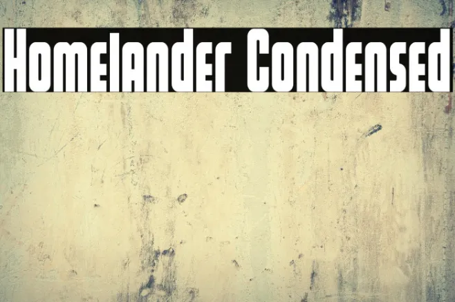 Homelander Condensed Example 1