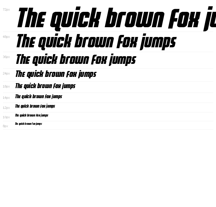 Homelander Expanded Italic Waterfall