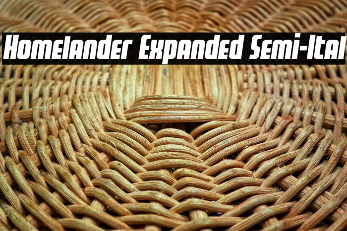 Homelander Expanded Semi-Ital Example 1