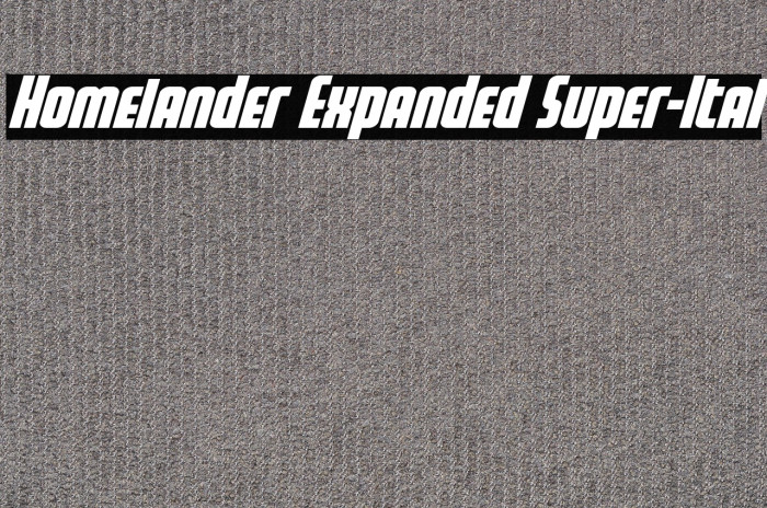 Homelander Expanded Super-Ital Example 3