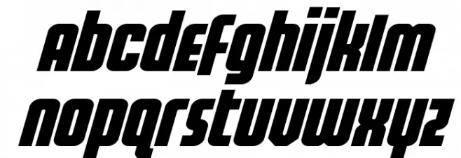 Homelander Expanded Super-Ital फ़ॉन्ट लोअरकेस