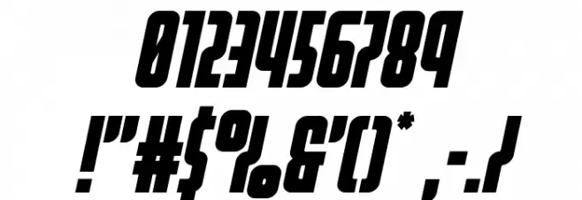 Homelander Italic Font OTHER CHARS