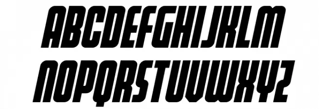 Homelander Italic Polices MAJUSCULES