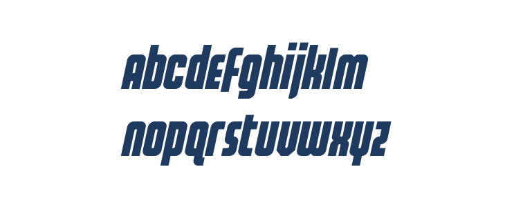 Homelander Italic Lowercase