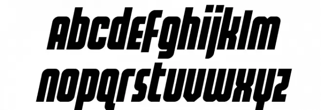 Homelander Italic Fuentes MINÚSCULAS