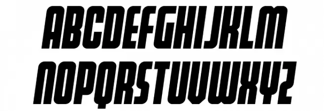Homelander Semi-Italic خط أحرف كبيرة