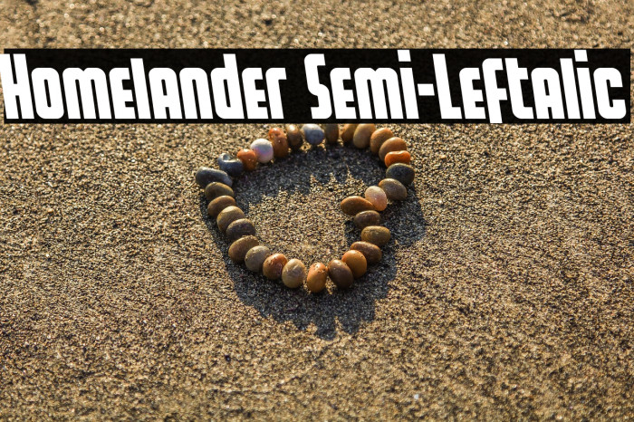 Homelander Semi-Leftalic Example 1