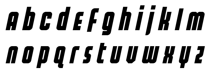 Homelander Title Italic Font LOWERCASE