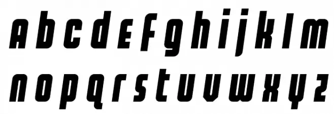 Homelander Title Semi-Italic Fuentes MINÚSCULAS
