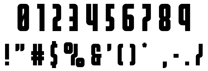 Homelander Title Font OTHER CHARS