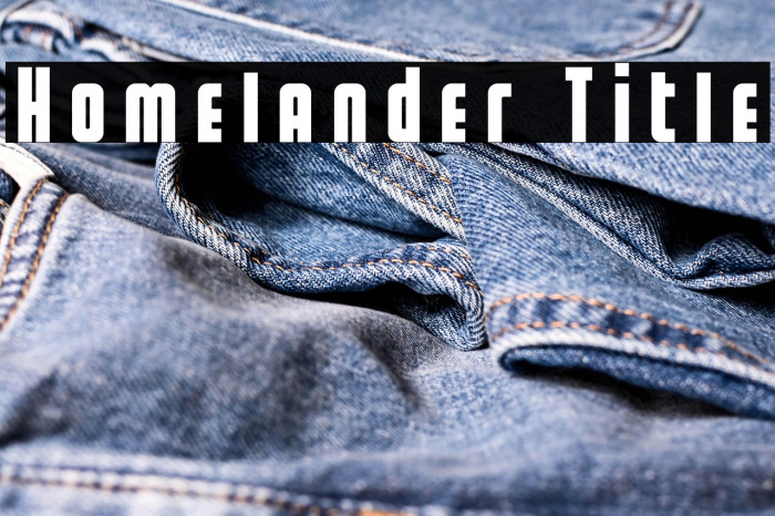 Homelander Title Example 3