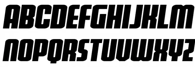 Homelander Wide Semi-Italic Polices MAJUSCULES