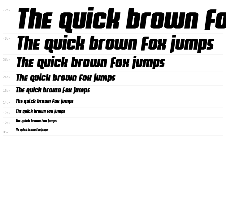 Homelander Wide Semi-Italic Waterfall