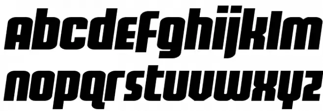 Homelander Wide Semi-Italic Fuentes MINÚSCULAS