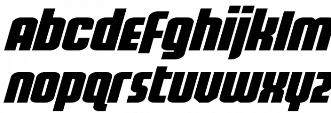 Homelander Wide Super-Italic خط أحرف صغيرة
