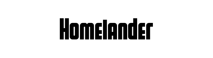 Homelander  नि: शुल्क फ़ॉन्ट्स डाउनलोड