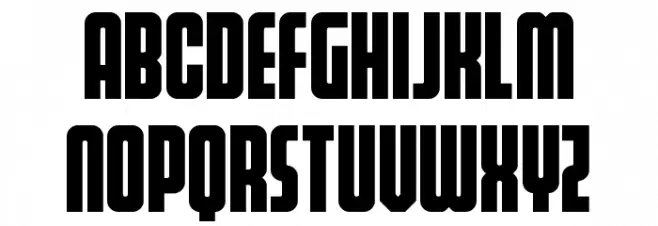 Homelander Schriftart Groß