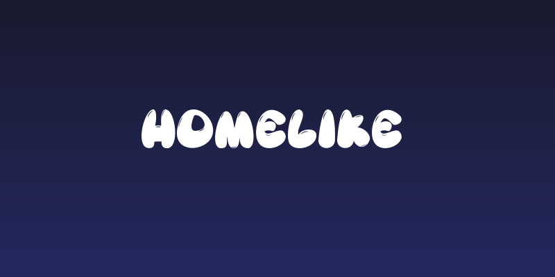 Homelike Social Header