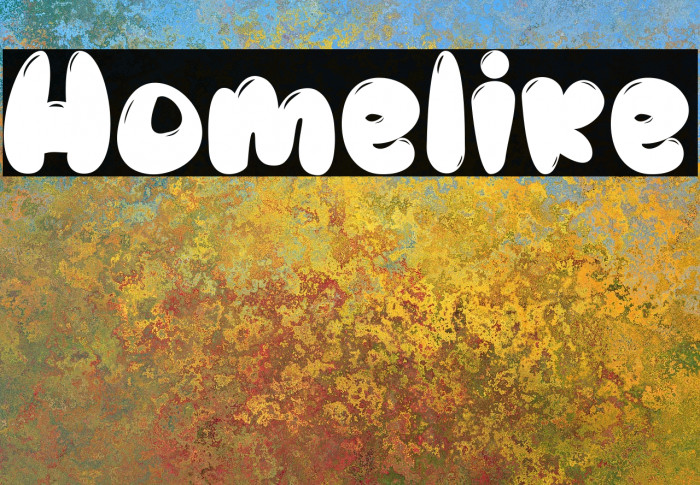 Homelike Font examples