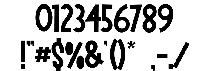 Homemade Donuts Font OTHER CHARS