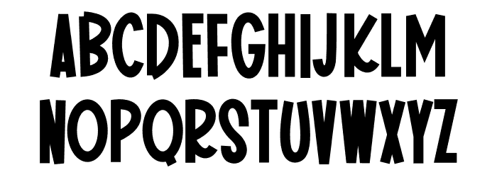 Homemade Donuts Font LOWERCASE