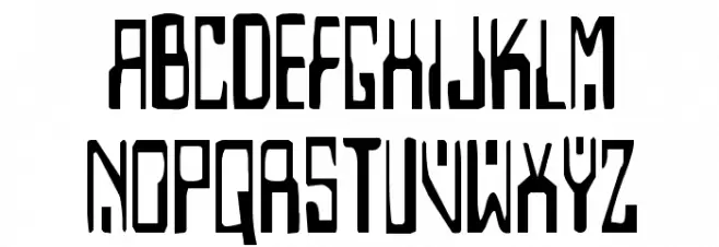 Homemade Robot Condensed Шрифта ВЕРХНИЙ