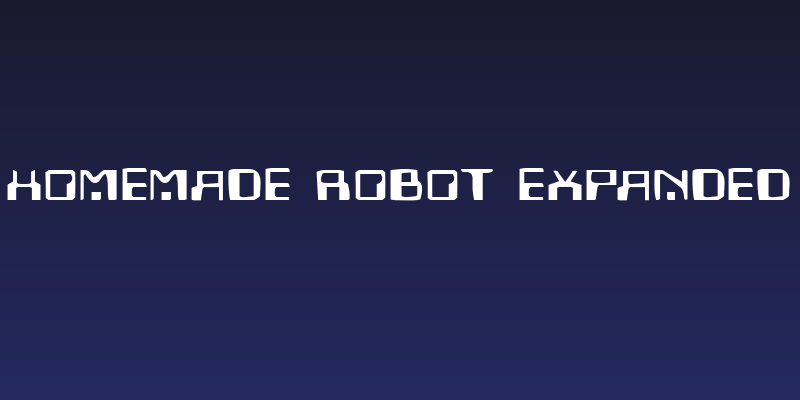Homemade Robot Expanded Social Header
