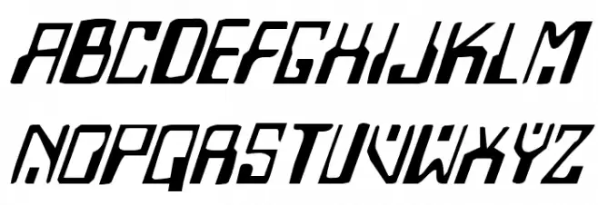 Homemade Robot Italic Fonte MAIÚSCULAS