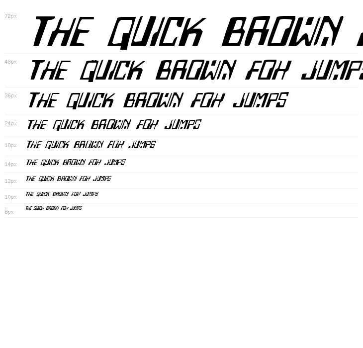 Homemade Robot Italic Waterfall