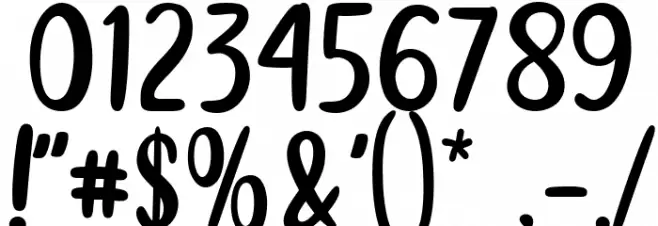 Homemade Sausage Font OTHER CHARS