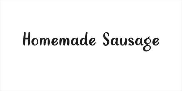 Homemade Sausage Logo