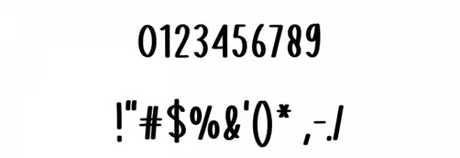 Homemilk Schriftart Anderer Schreiben