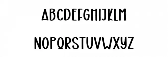 Homemilk Schriftart Groß