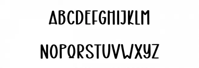 Homemilk Schriftart Kleinbuchstaben