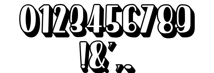 Homenuli Shadow Font OTHER CHARS