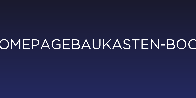 HomepageBaukasten-Book Social Header