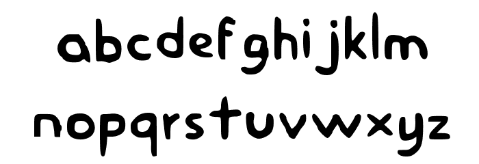 Homer Simpson Medium Font LOWERCASE