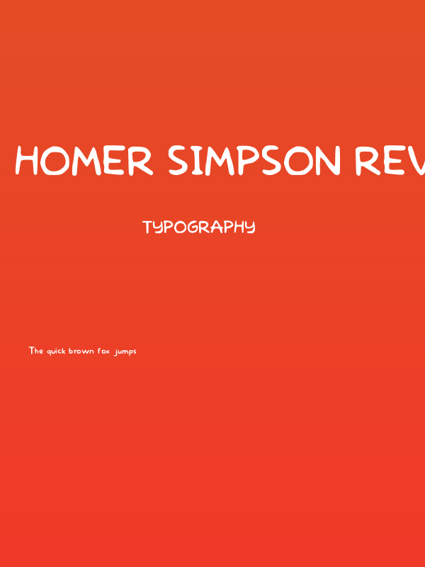 Homer Simpson Revised Regular Poster