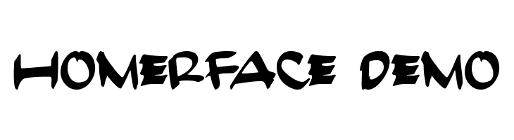 HomerFace Demo  font caratteri gratis