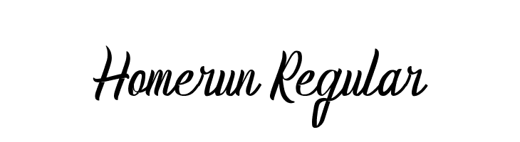 Homerun Regular  Descarca Fonturi Gratis