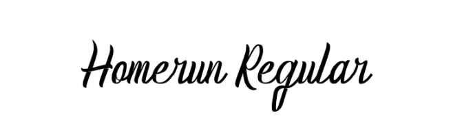 Homerun Regular  تنزيل الخطوط
