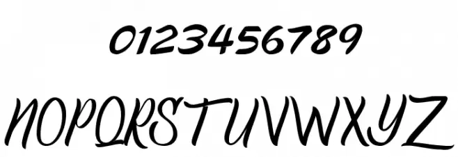 Homerun Regular Font OTHER CHARS