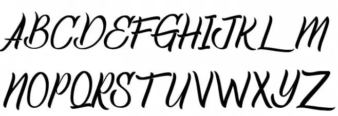 Homerun Regular Schriftart Groß