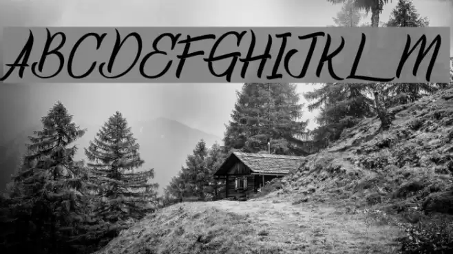 HomerunRegular Font examples